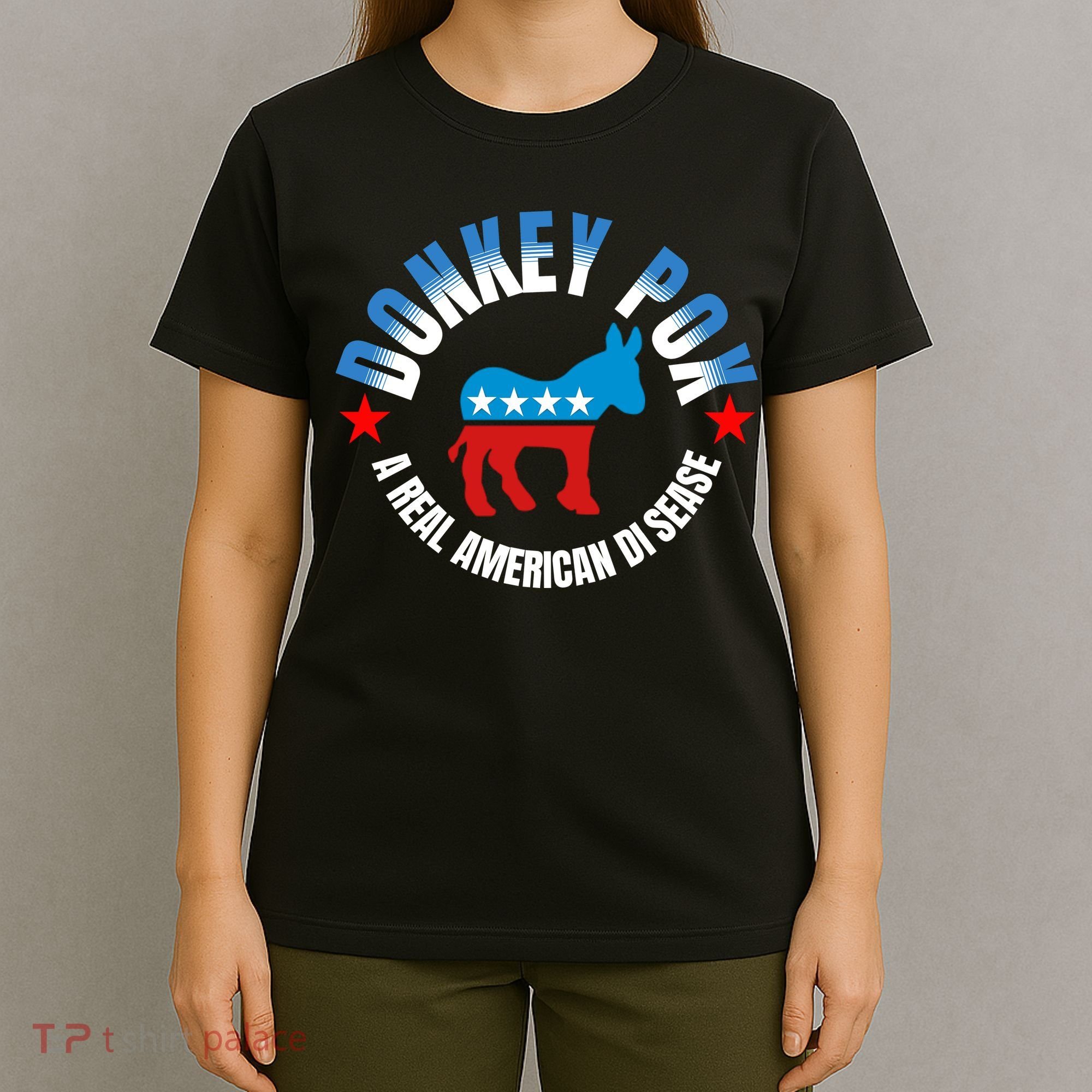Donkey Pox The Disease Destroying America A Real American Disease T-Shirt