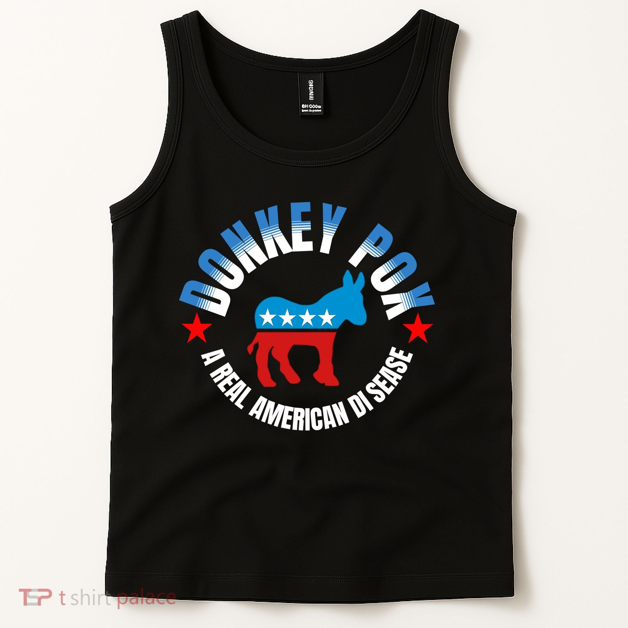 Donkey Pox The Disease Destroying America A Real American Disease Tank Top