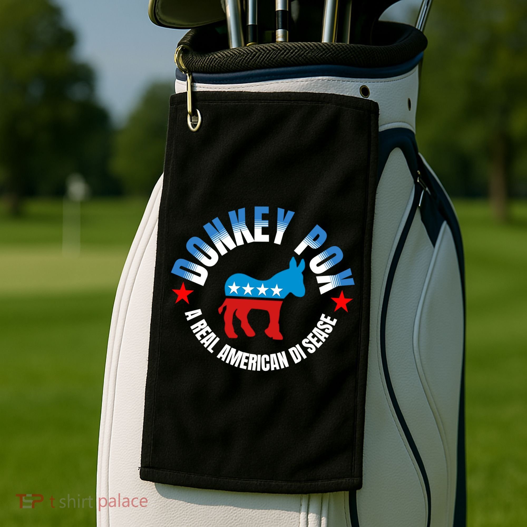 Donkey Pox The Disease Destroying America A Real American Disease Golf Towel