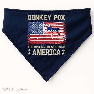 Donkey Pox USA-Made Doggie Bandana