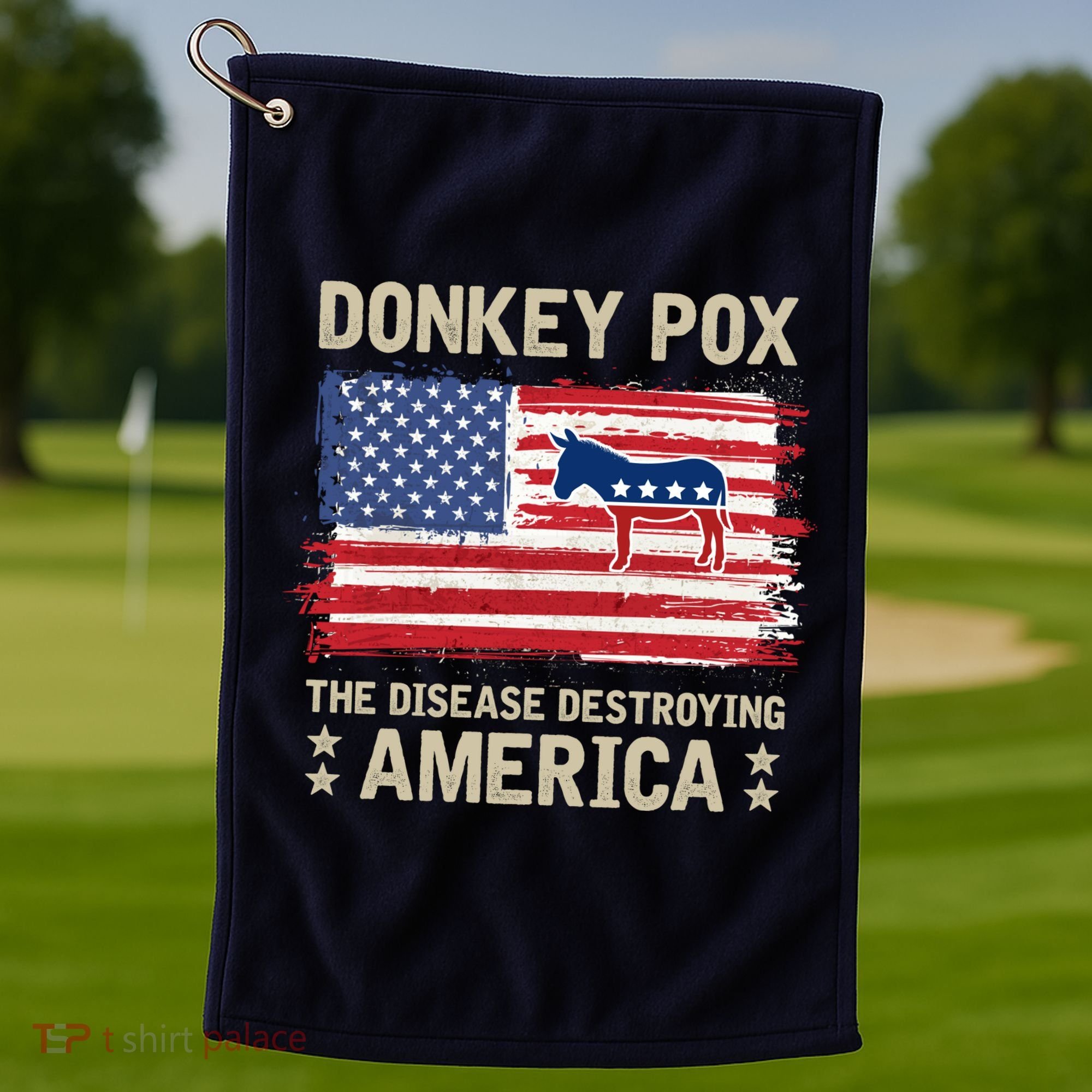 Donkey Pox Golf Towel
