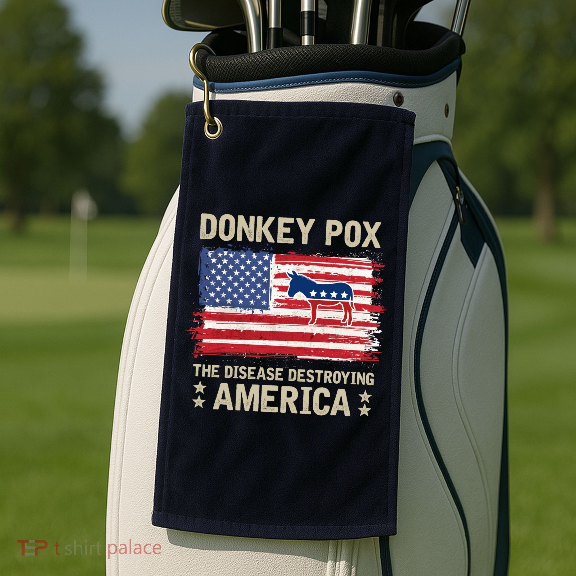 Donkey Pox Golf Towel