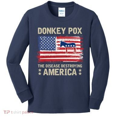 Donkey Pox Kids Long Sleeve Shirt