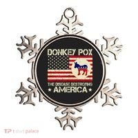 Donkey Pox The Disease Destroying America Funny Anti Biden Ornament thumb 0