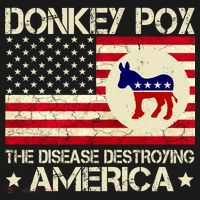 Donkey Pox The Disease Destroying America Funny Anti Biden Ornament thumb 1