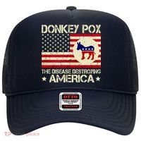 Donkey Pox The Disease Destroying America Funny Anti Biden Hat thumb 0