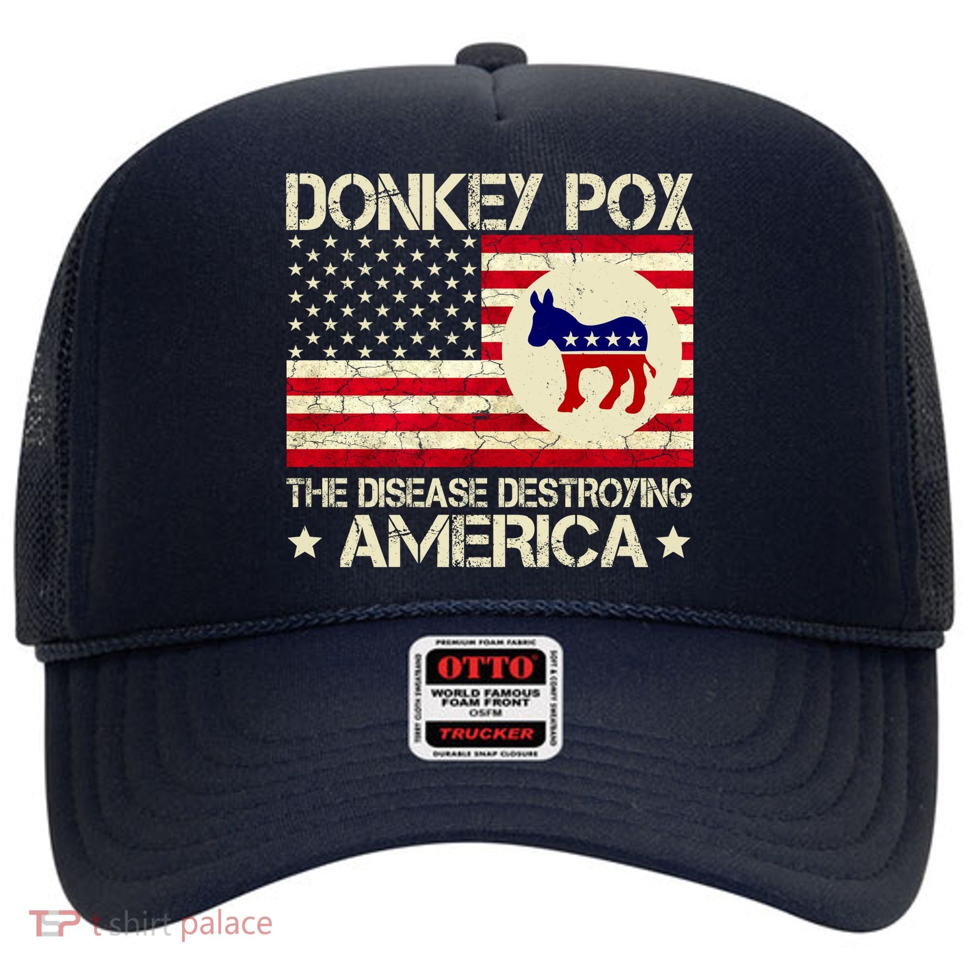 Donkey Pox The Disease Destroying America Funny Anti Biden Hat