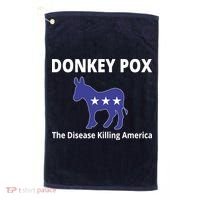 Donkey Pox The Disease Killing America Golf Towel thumb 0