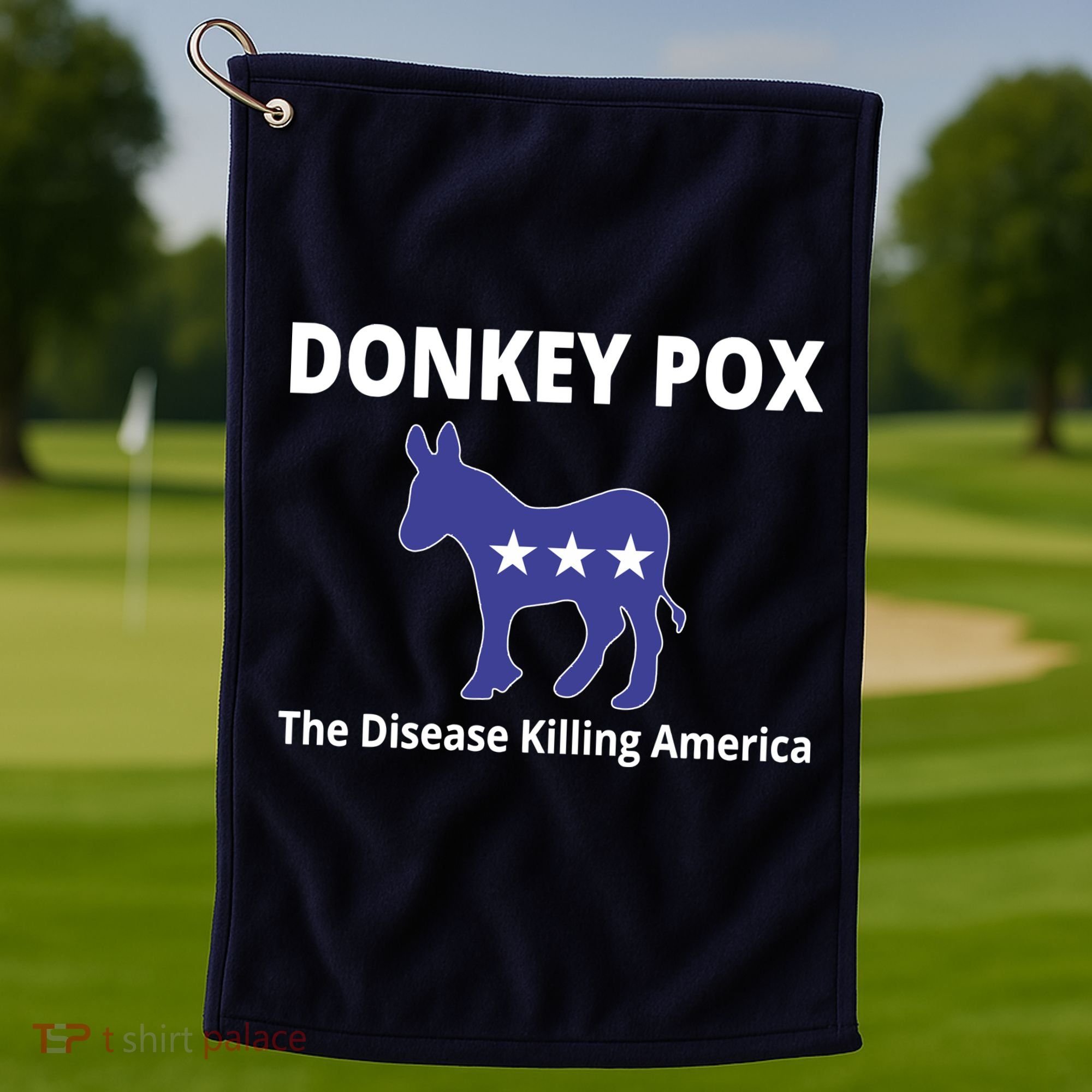Donkey Pox The Disease Killing America Golf Towel