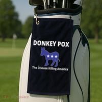 Donkey Pox The Disease Killing America Golf Towel thumb 2
