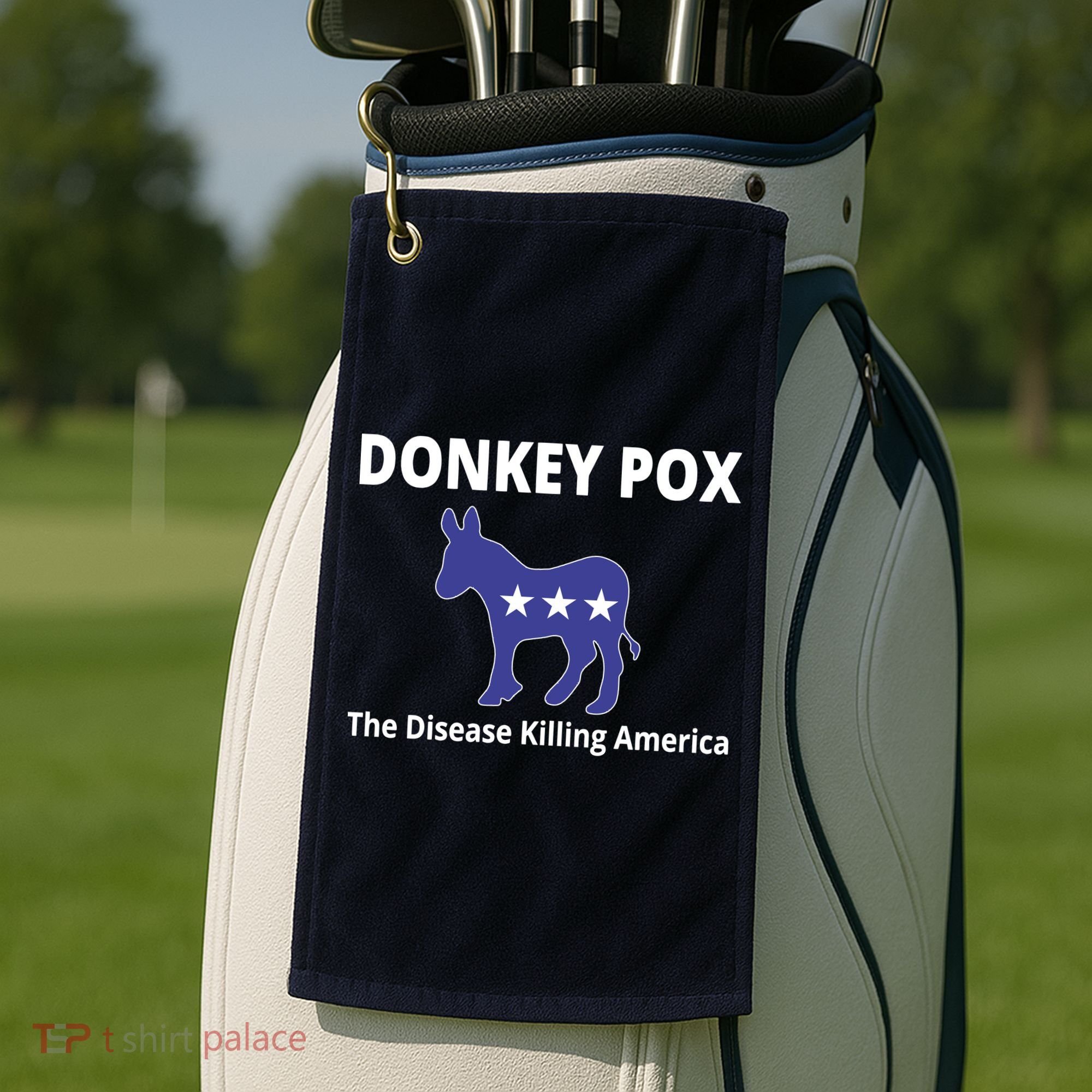 Donkey Pox The Disease Killing America Golf Towel