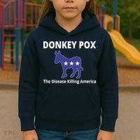Donkey Pox The Disease Killing America Kids Hoodie thumb 3