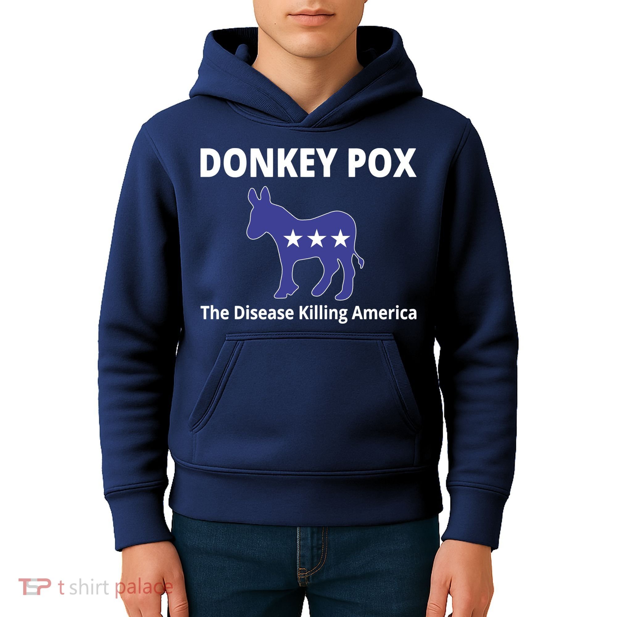 Donkey Pox The Disease Killing America Kids Hoodie