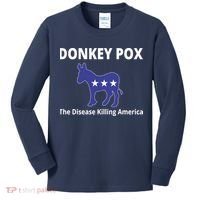 Donkey Pox The Disease Killing America Kids Long Sleeve Shirt thumb 0