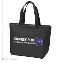 Donkey Pox The Disease Killing America Funny Tote Bag thumb 3