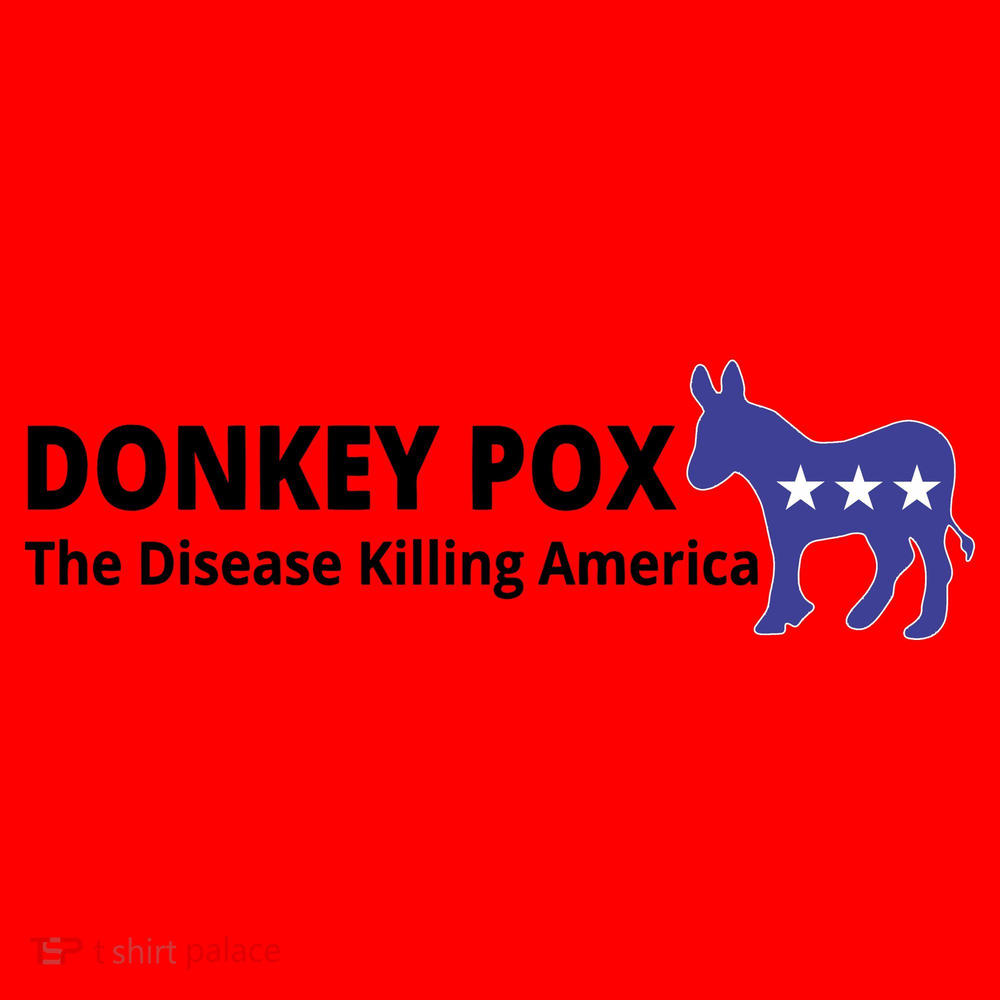 Donkey Pox The Disease Killing America Funny Santa Hat