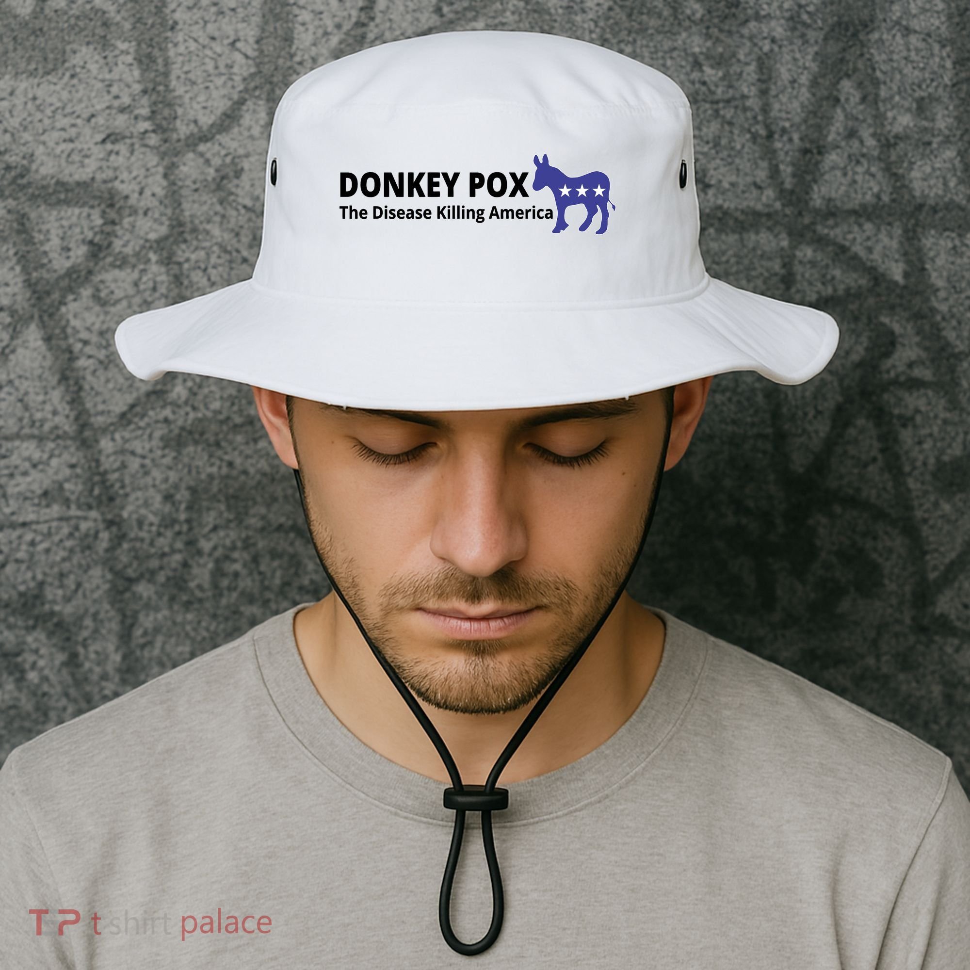Donkey Pox The Disease Killing America Funny Bucket Hat