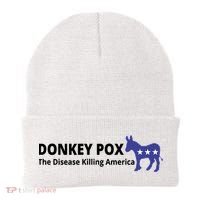 Donkey Pox The Disease Killing America Funny Beanie thumb 0