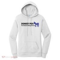 Donkey Pox The Disease Killing America Funny Women's Hoodie thumb 0