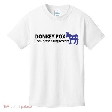 Donkey Pox The Disease Killing America Funny Kids T-Shirt
