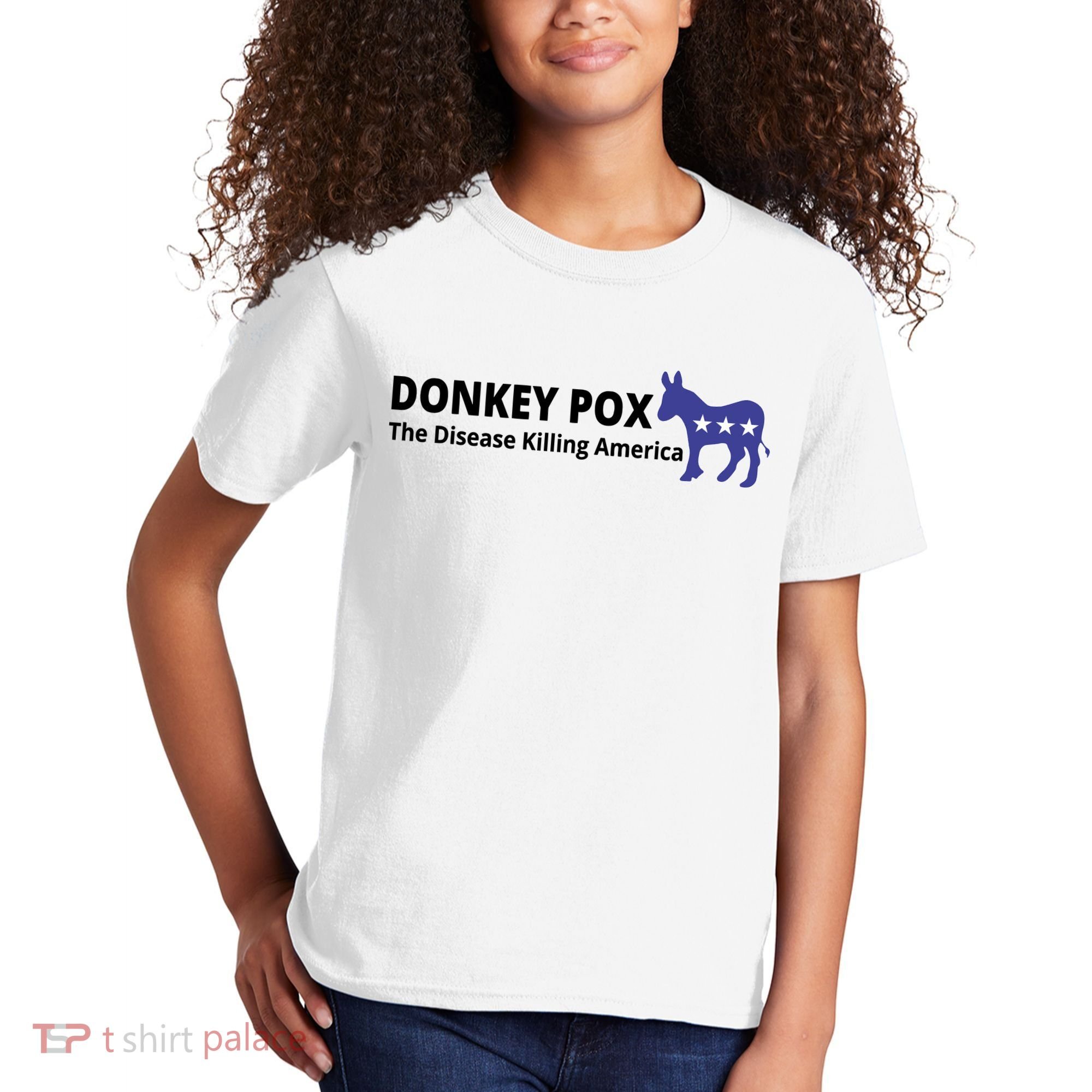 Donkey Pox The Disease Killing America Funny Kids T-Shirt