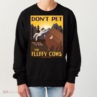 Dont Pet The Fluffy Cows Women's Sweatshirt thumb 0