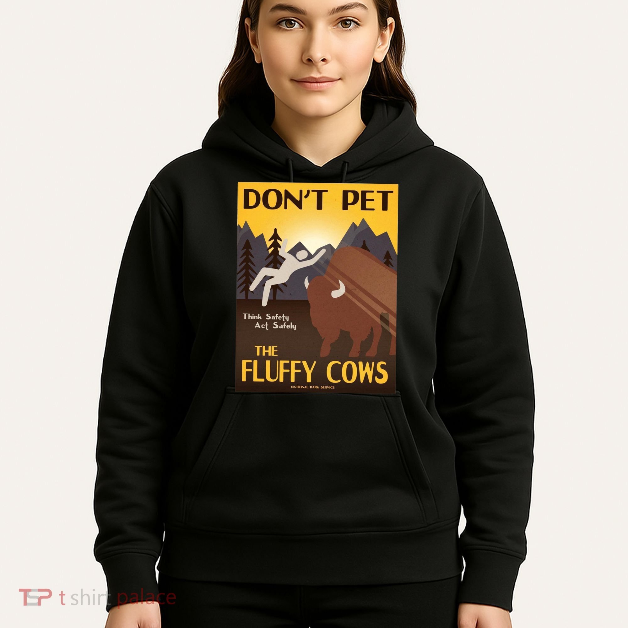 Dont Pet The Fluffy Cows Hoodie