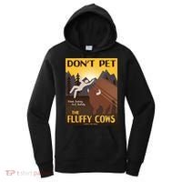Dont Pet The Fluffy Cows Women's Hoodie thumb 0
