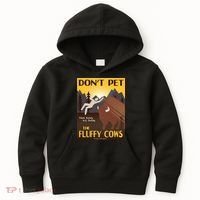 Dont Pet The Fluffy Cows Kids Hoodie thumb 0