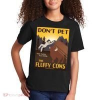 Dont Pet The Fluffy Cows Kids T-Shirt thumb 2