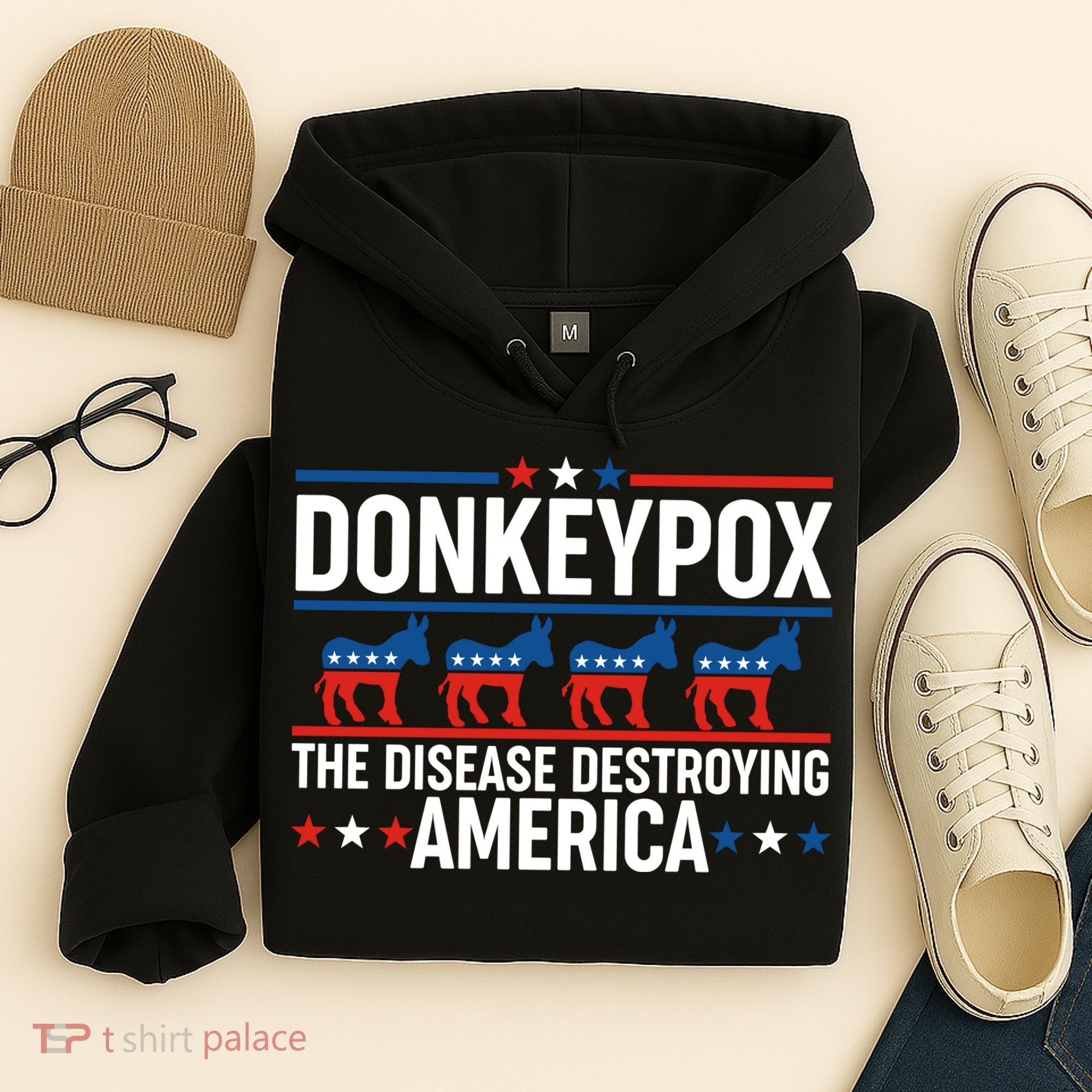 Donkey Pox The Disease Destroying America Hoodie