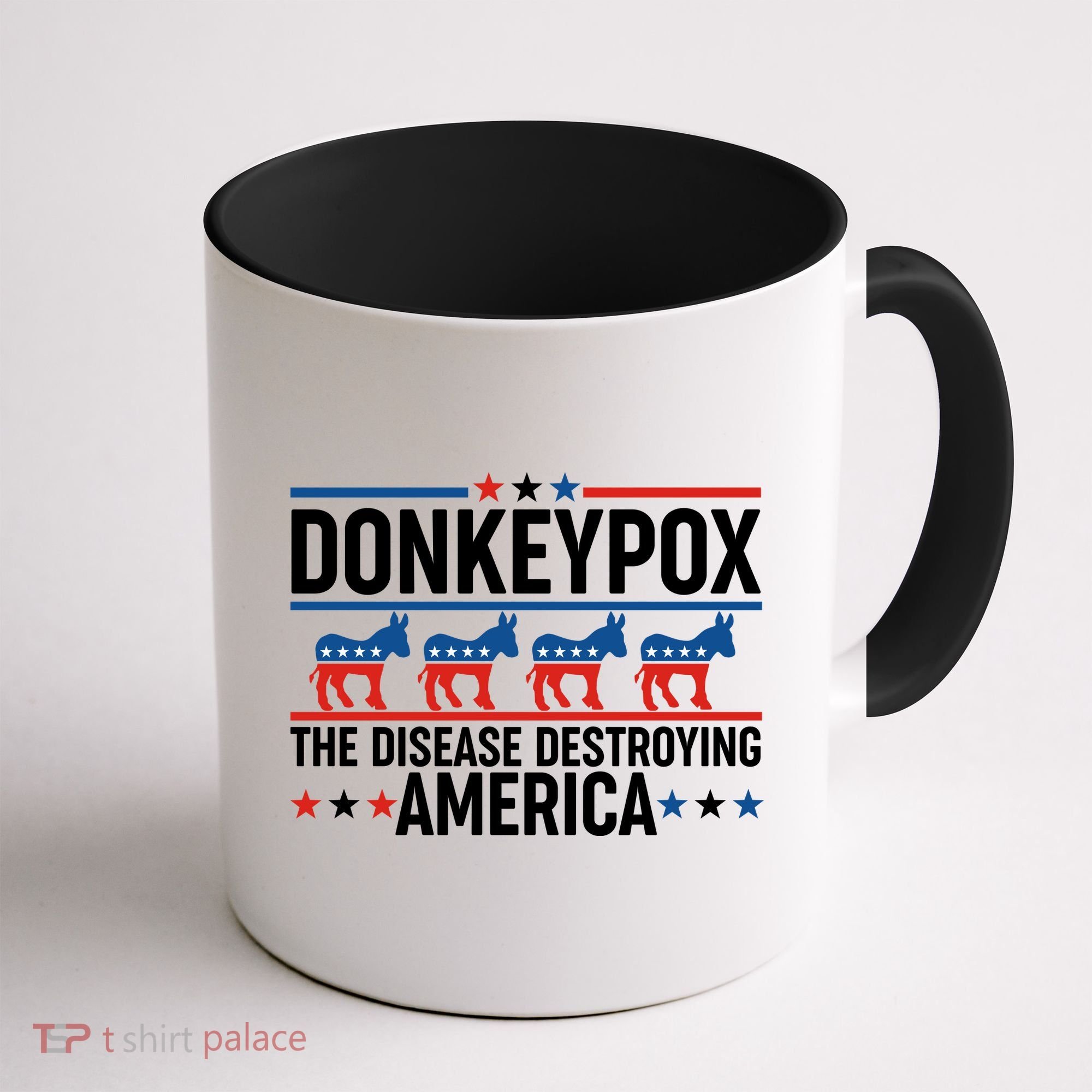 Donkey Pox The Disease Destroying America Coffee Mug
