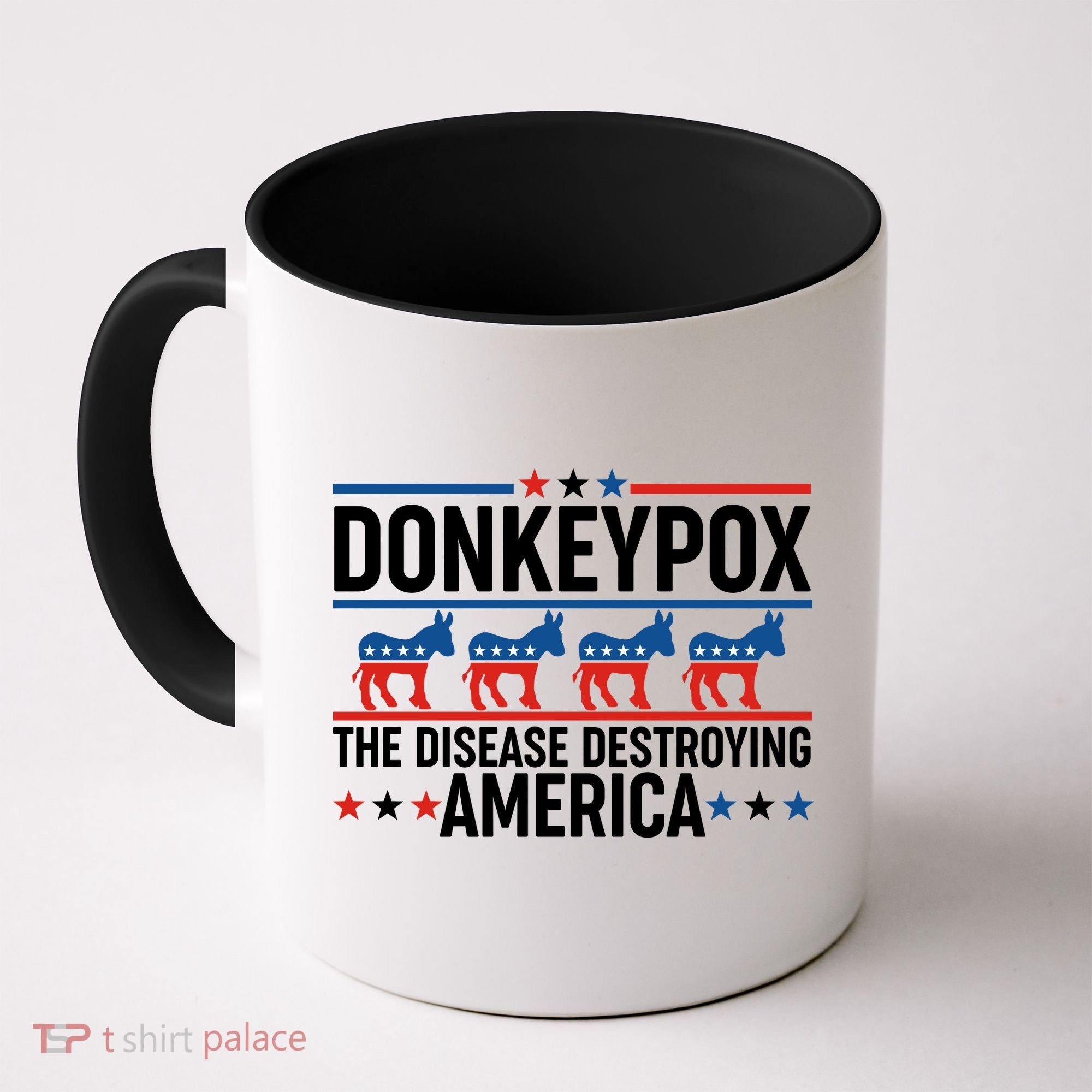 Donkey Pox The Disease Destroying America Coffee Mug