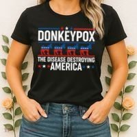 Donkey Pox The Disease Destroying America Women's T-Shirt thumb 2