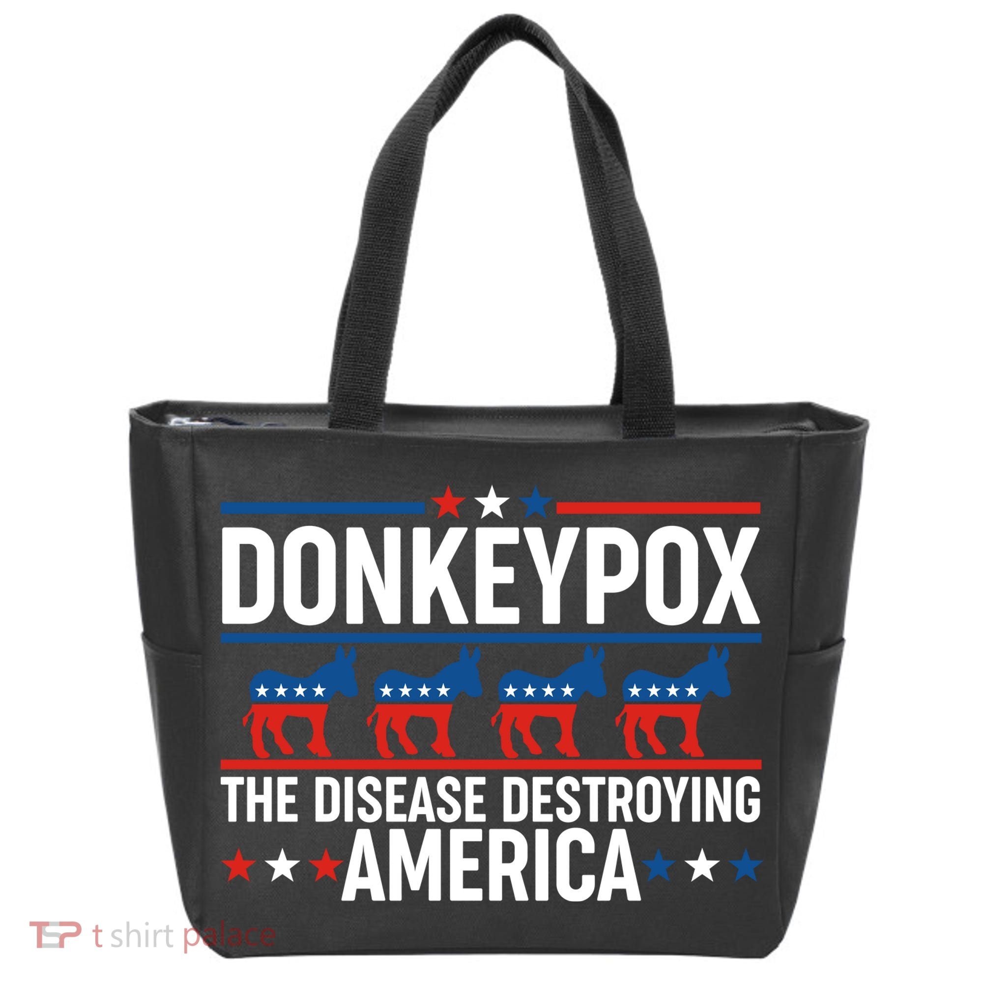 Donkey Pox The Disease Destroying America Tote Bag
