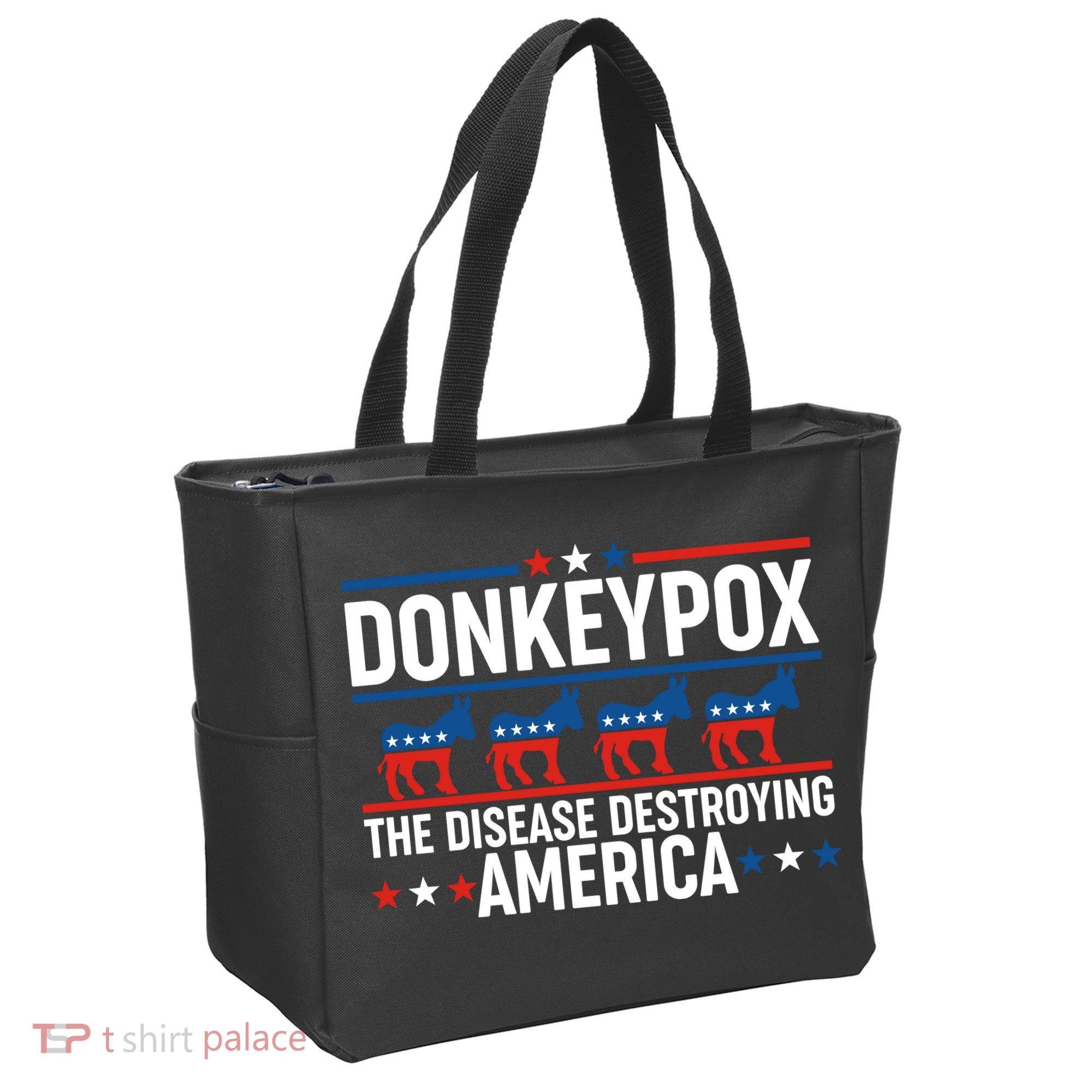 Donkey Pox The Disease Destroying America Tote Bag