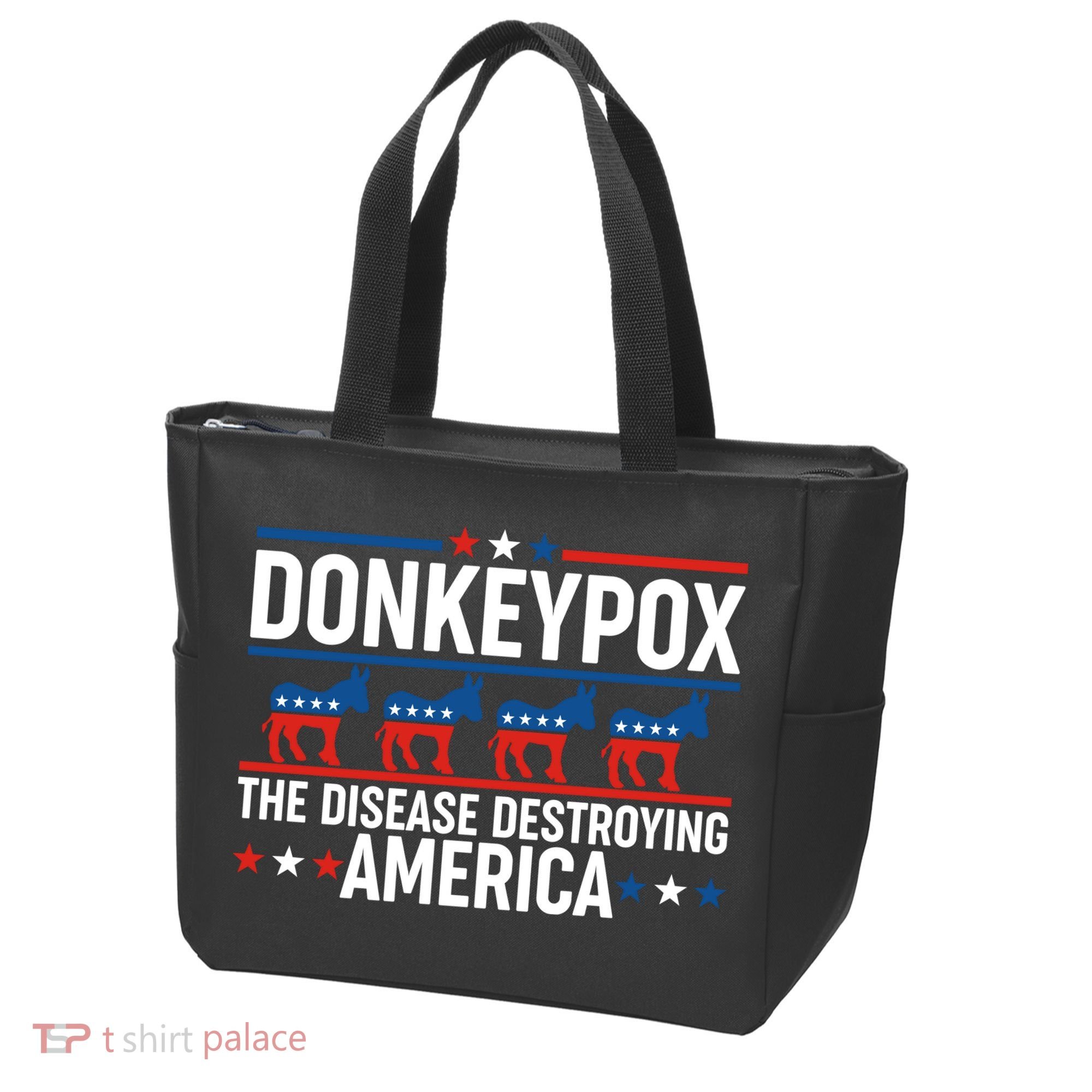 Donkey Pox The Disease Destroying America Tote Bag