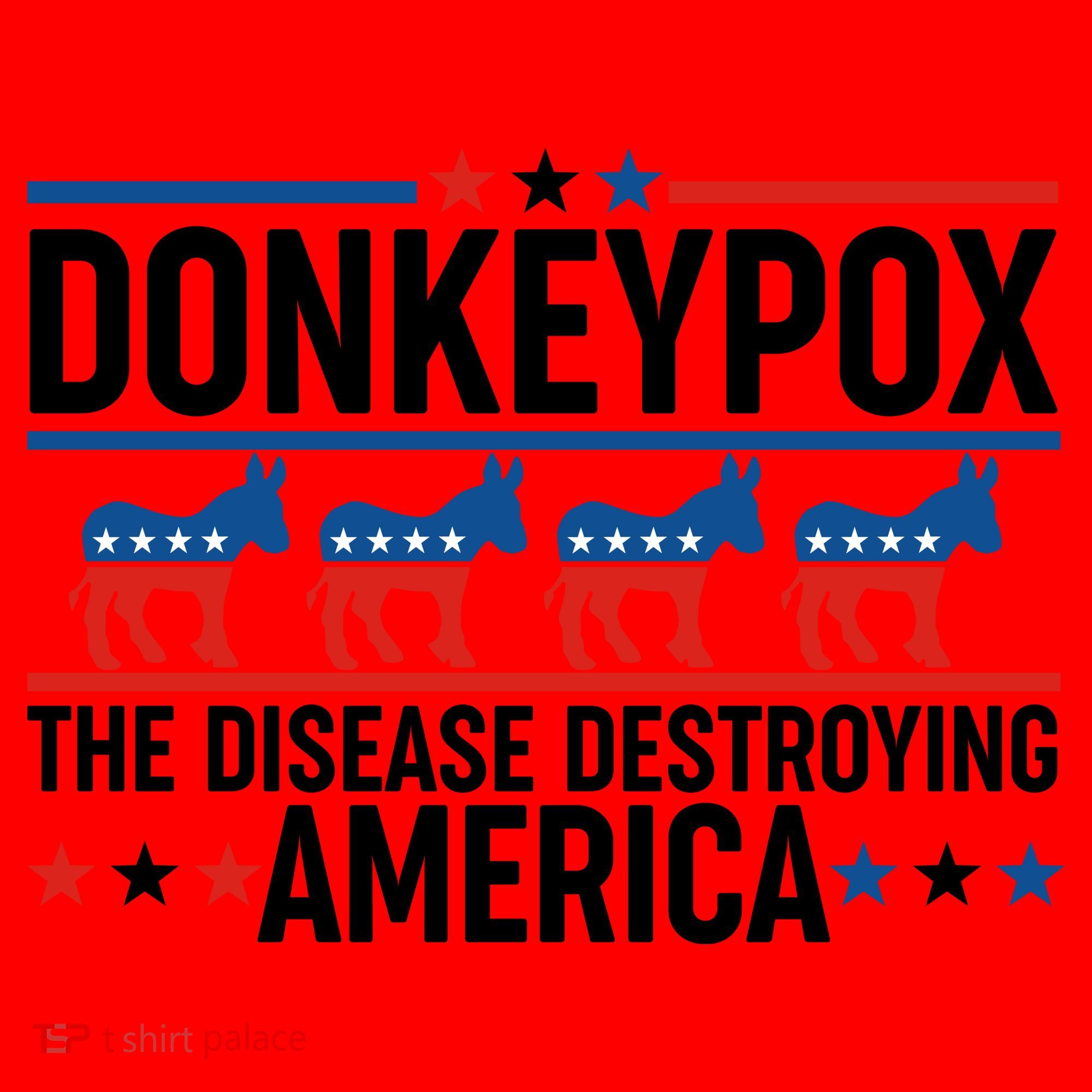 Donkey Pox The Disease Destroying America Santa Hat