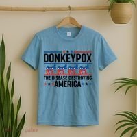 Donkey Pox The Disease Destroying America T-Shirt thumb 2