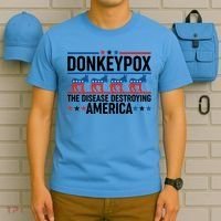 Donkey Pox The Disease Destroying America T-Shirt thumb 5