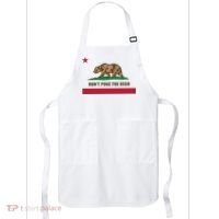 Don’t Poke The Bear California Republic Funny Apron thumb 0