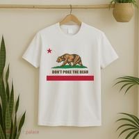 Don’t Poke The Bear California Republic Funny T-Shirt thumb 2