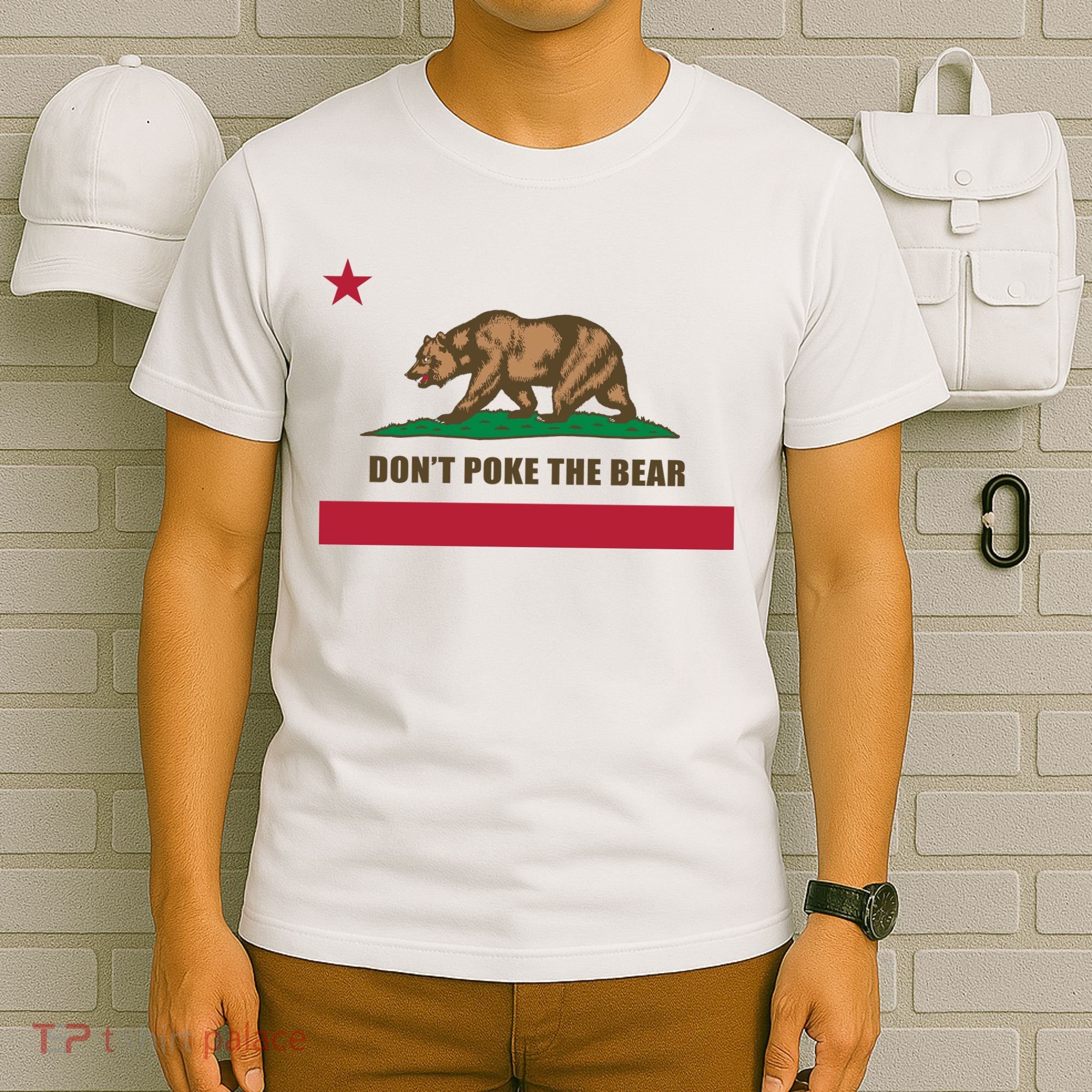 Don’t Poke The Bear California Republic Funny T-Shirt