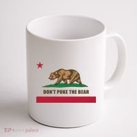 Don’t Poke The Bear California Republic Funny Coffee Mug thumb 1