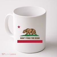 Don’t Poke The Bear California Republic Funny Coffee Mug thumb 0