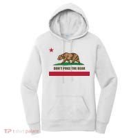 Don’t Poke The Bear California Republic Funny Women's Hoodie thumb 0