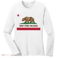 Don’t Poke The Bear California Republic Funny Women's Long Sleeve Shirt thumb 0