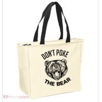 DonT Poke The Bear Funny Bear Spirit Animal Lover Gift Tote Bag thumb 2