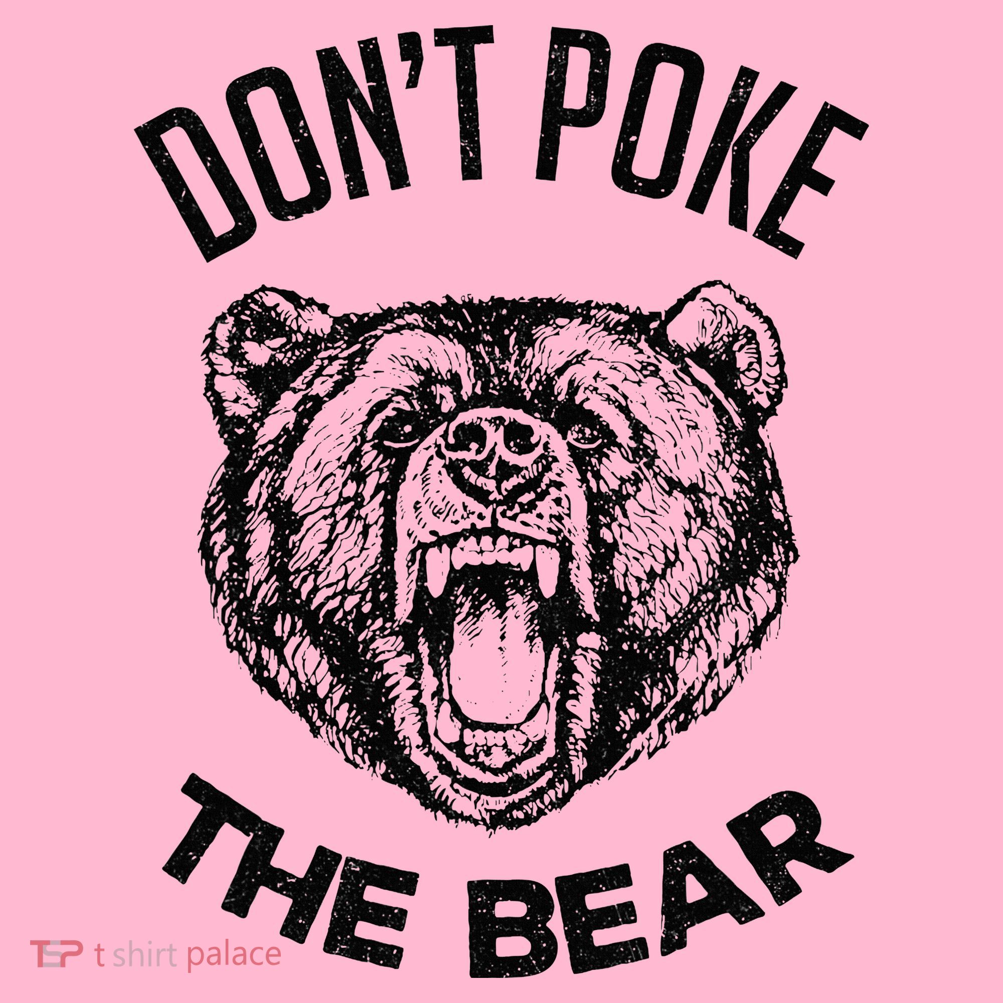 DonT Poke The Bear Funny Bear Spirit Animal Lover Gift Coaster