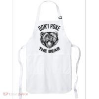 DonT Poke The Bear Funny Bear Spirit Animal Lover Gift Apron thumb 0